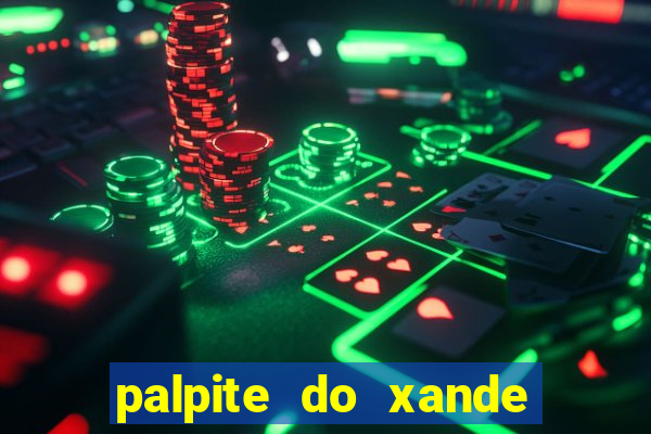 palpite do xande de hoje